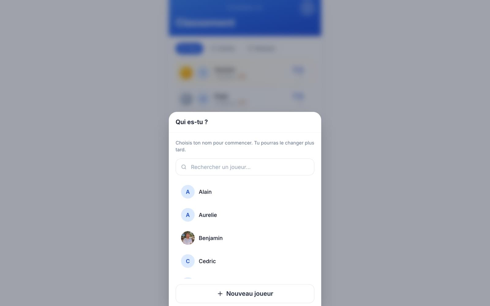 Aperçu de la première page de Camping Scores