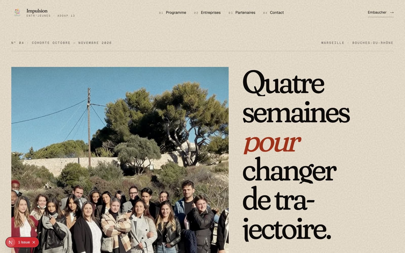 Aperçu de la première page de Impulsion
