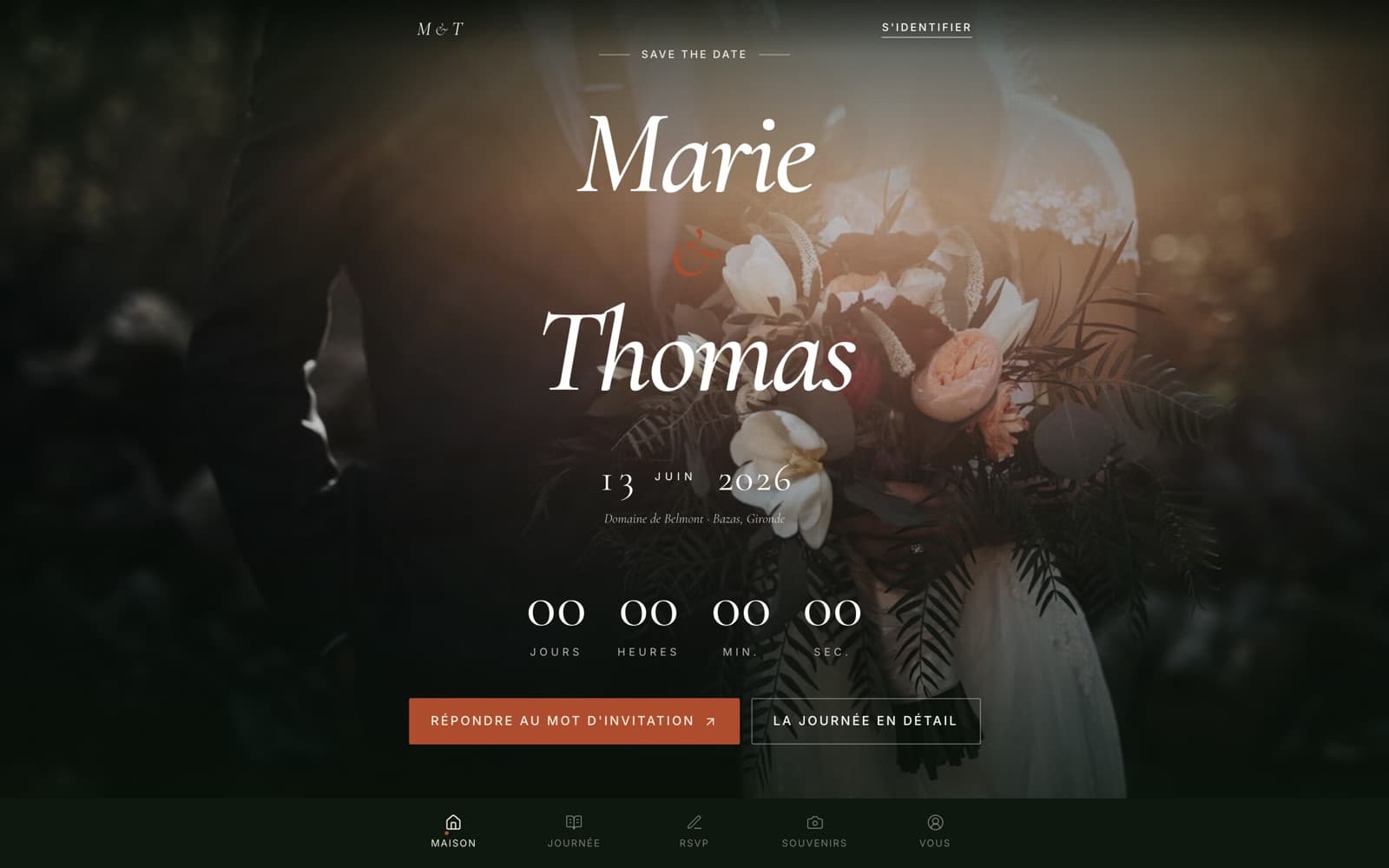 Aperçu de la première page de Marie & Thomas